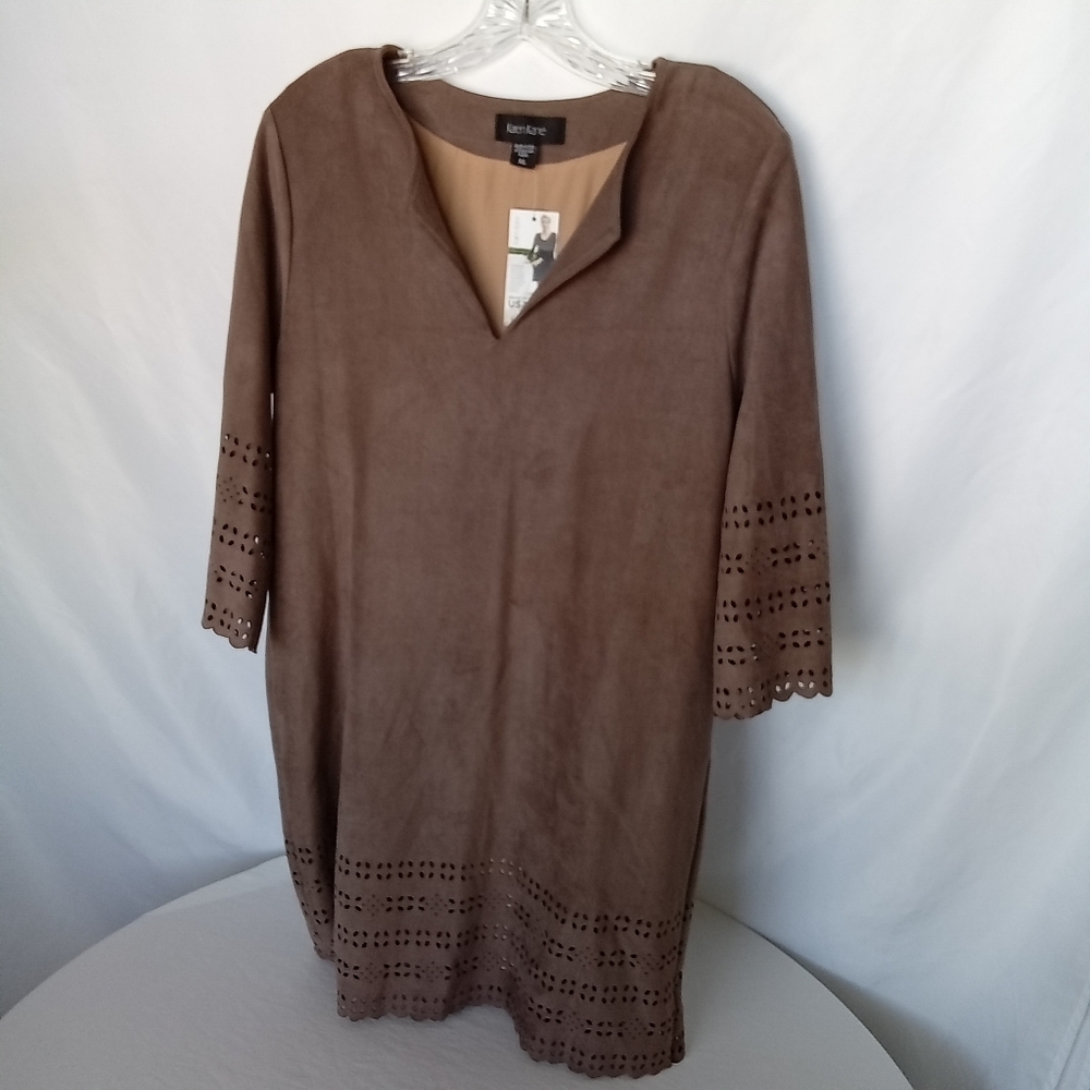 Karen Kane Brown Dress Size XL